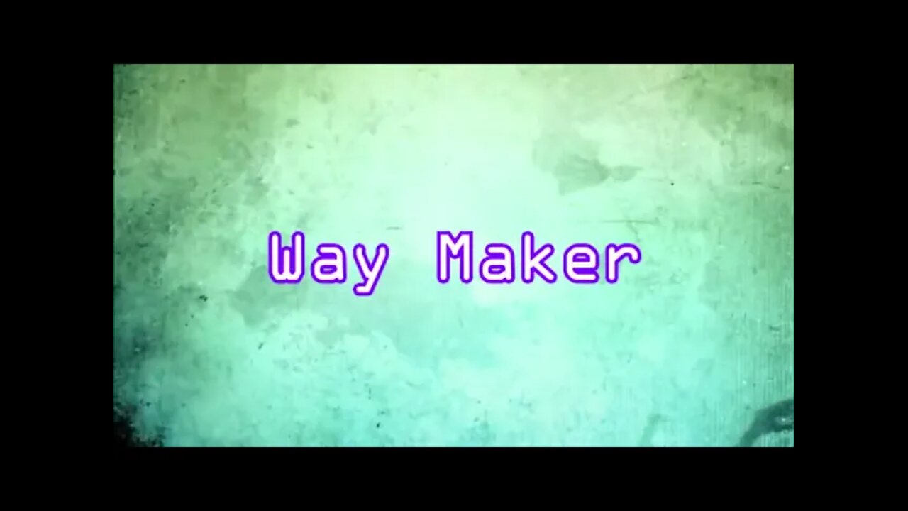 Way Maker- (Letra) Español Cover