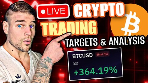 🔴 LIVE - VOLATILE CRYPTO TRADING | TARGETS & ANALYSIS