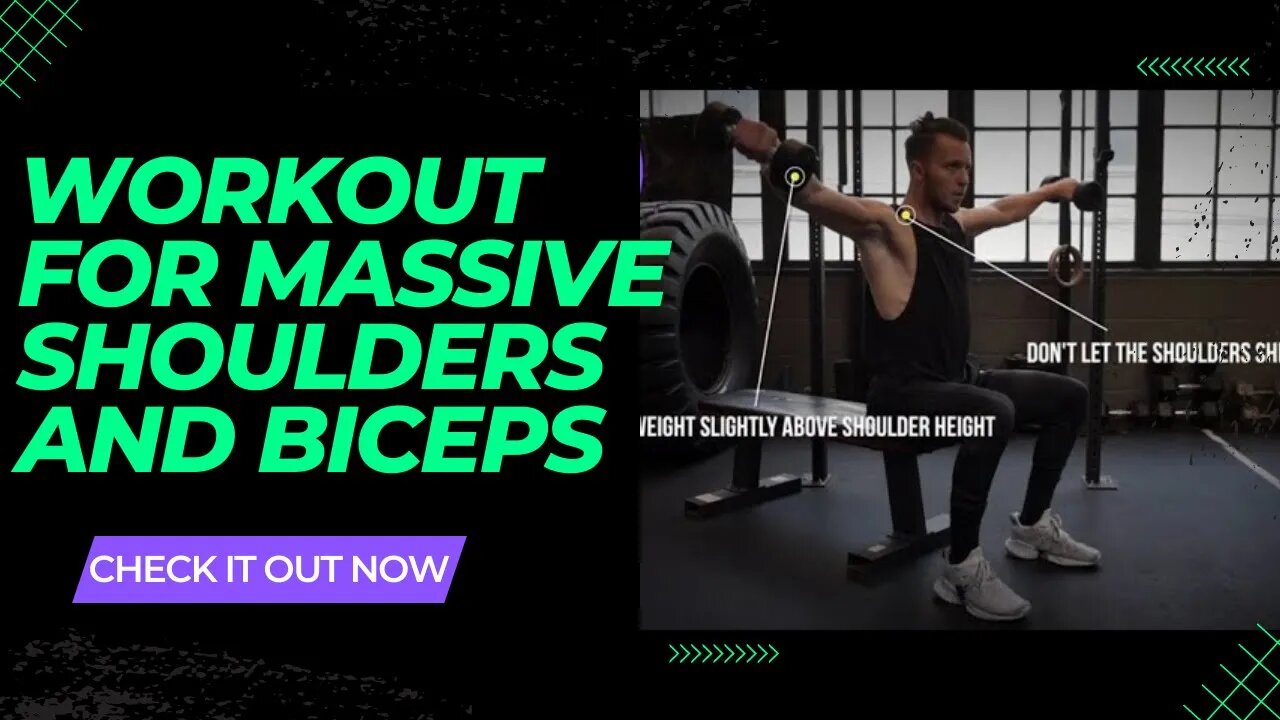 Workout for Massive Shoulders and Biceps!