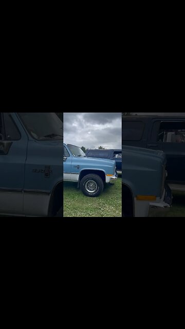 Square body rally #square body #c10 #k10 #k5 #chevy #gmc #chevy truck #shin pond #maine truck show