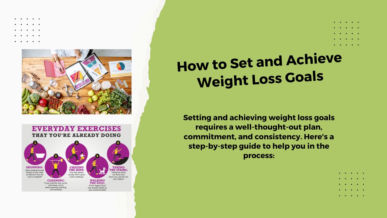 How to Set and Achieve Weight Loss Goals