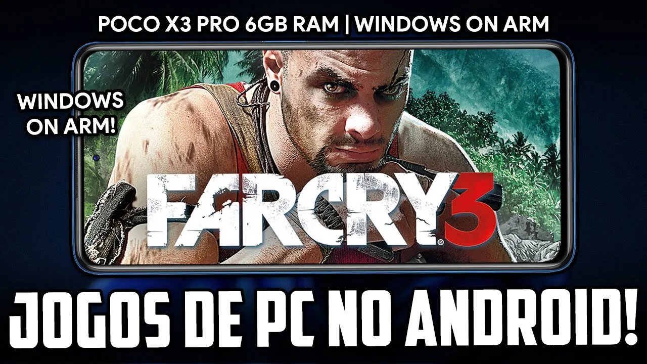 TESTANDO VÁRIOS JOGOS DE PC NO ANDROID! | Poco X3 Pro Windows On Arm | Renegade Project X3 Pro