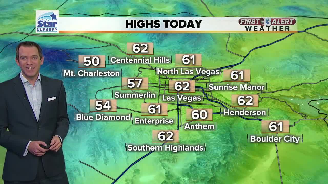 13 First Alert Las Vegas weather updated November 13 morning