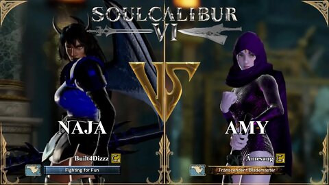 Naja (Built4Dizzz) VS Amy (Amesang) (SoulCalibur VI — Xbox One Ranked)