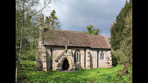 Church of St Mary 13thcentury church in the grounds of the Orchardleigh Estate in Somerset, England.