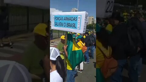 O POVO DE SÃO PAULO SP PEDE S.0.S FFAA #shorts