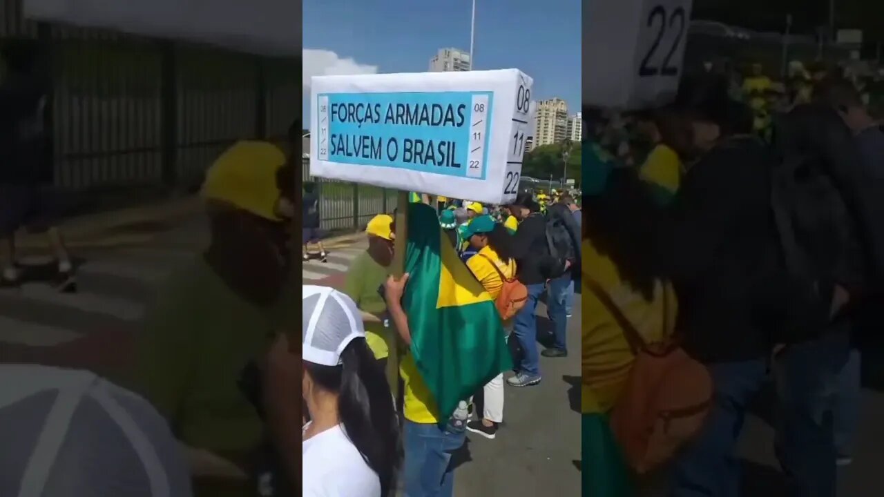 O POVO DE SÃO PAULO SP PEDE S.0.S FFAA #shorts
