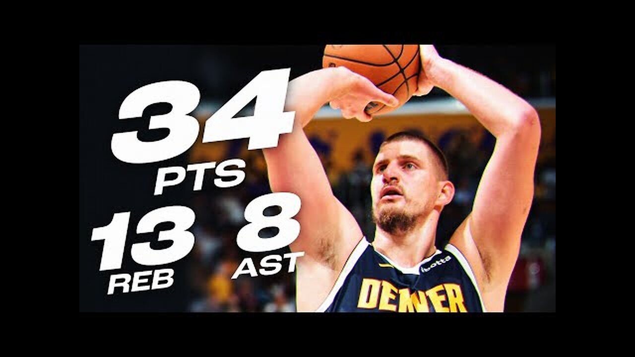 Nikola Jokić s IMPRESSIVE Double-Double Performance in LA! 🔥_ November 23, 2024