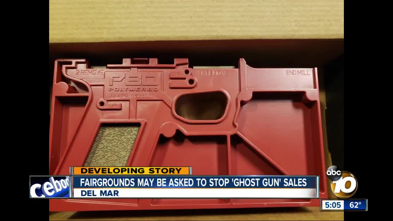 Fairgrounds may be asked to stop 'ghost gun' sales