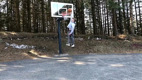 HIGHER RIM DUNKS!! 9 FOOT DUNKS!!!