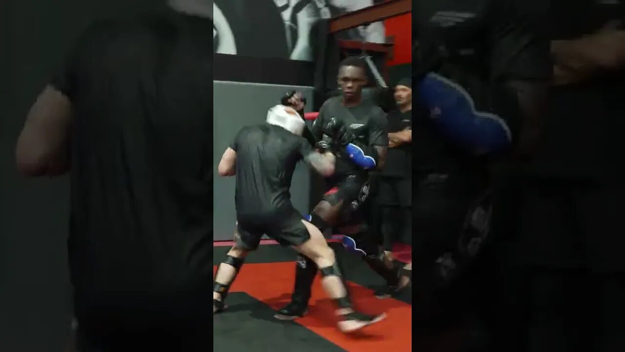 Israel Adesanya & Alexander Volkavonski Sparring | UFC 276