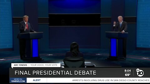 Final Presidential debate before election