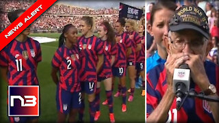 US Women’s Soccer Team DISRESPECTS Veteran, American Flag in Disgusting Gameday Display