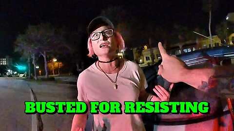 Busted for Resisting - Cocoa Beach, Florida - January 1, 2023