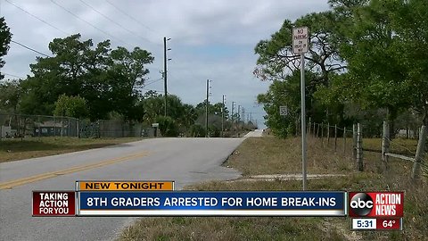 West Hernando Middle School students arrested for breaking into home, stealing guns