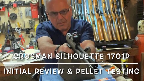 Crosman Silhouette 1701P initial review and pellet testing what a fantastic trigger!