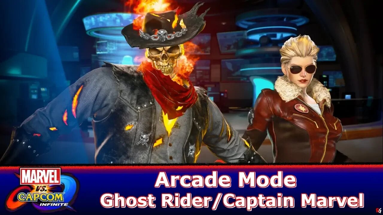 Marvel vs. Capcom: Infinite - Arcade Mode: Ghost Rider/Captain Marvel