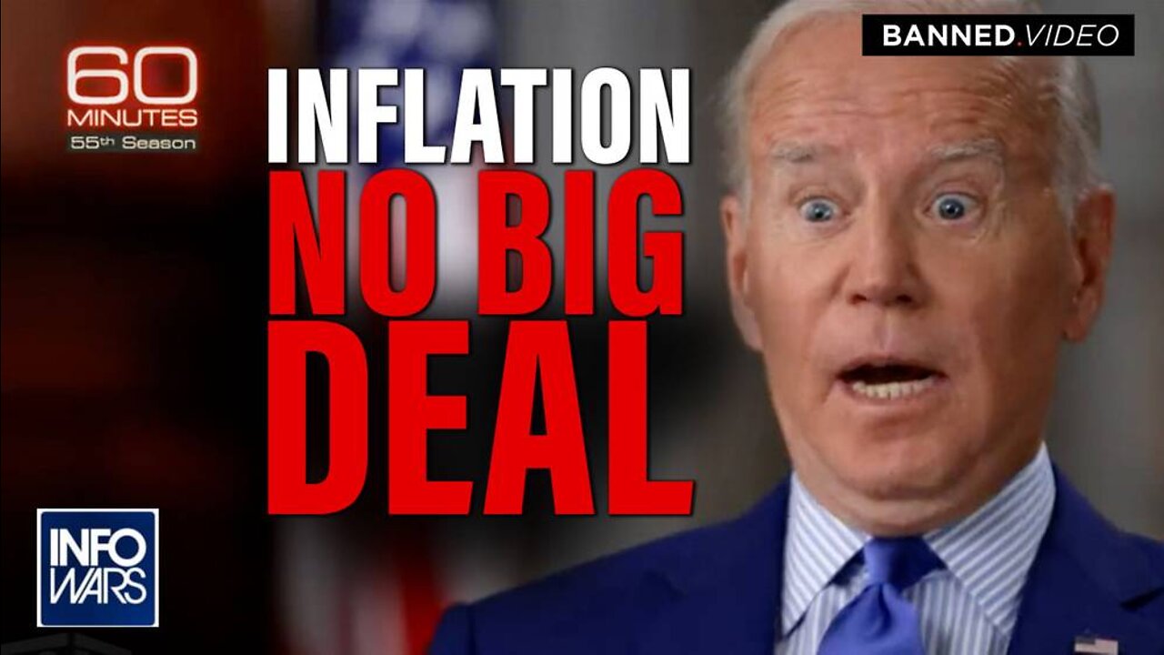 Joe Biden Claims Record Inflation Rates No Big Deal In 60 Minutes Interview