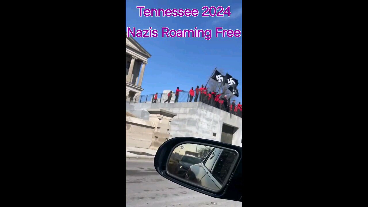 Nazis Roaming Free in Tennessee? And nobody stopped them! Good luck America. The future is bright...