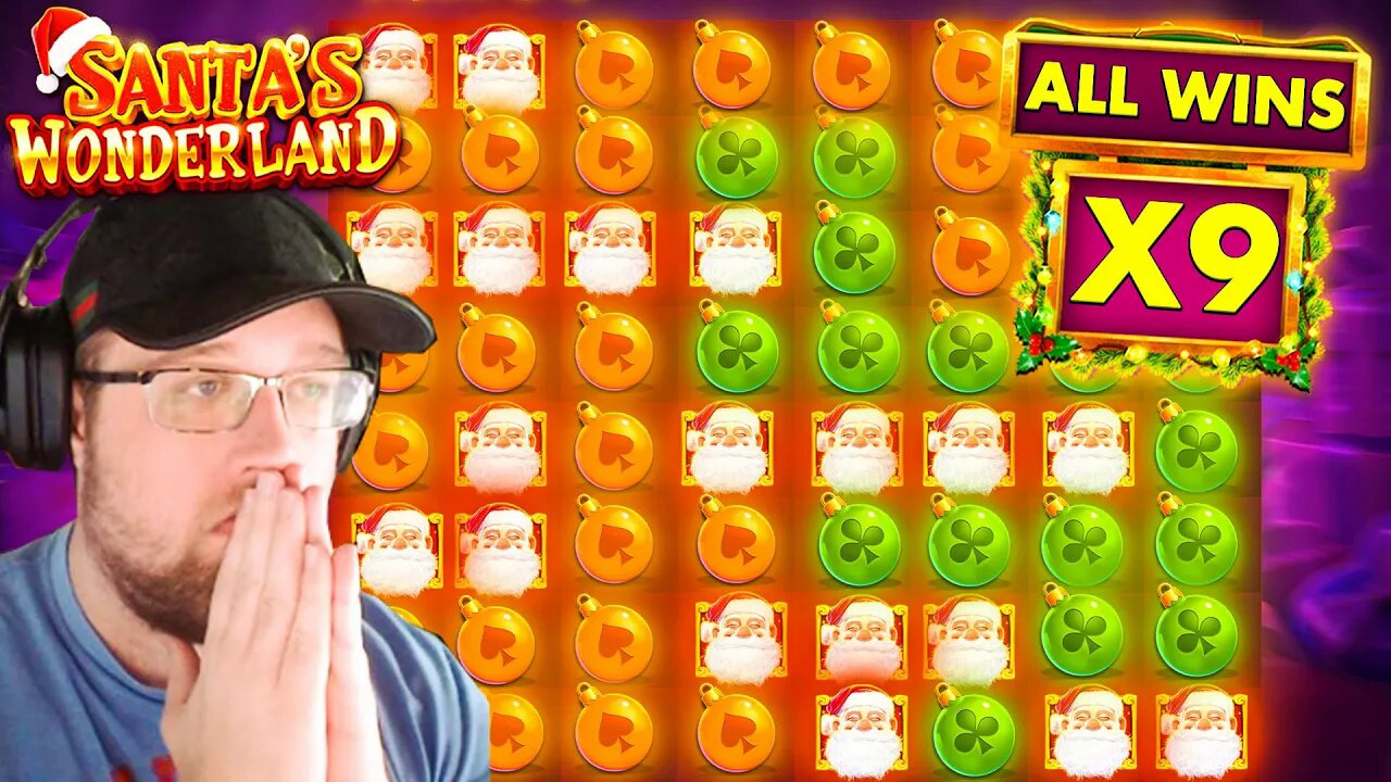 NEW SANTA'S WONDERLAND SLOT BONUS BUY PAYS HUGE! (INSANE)