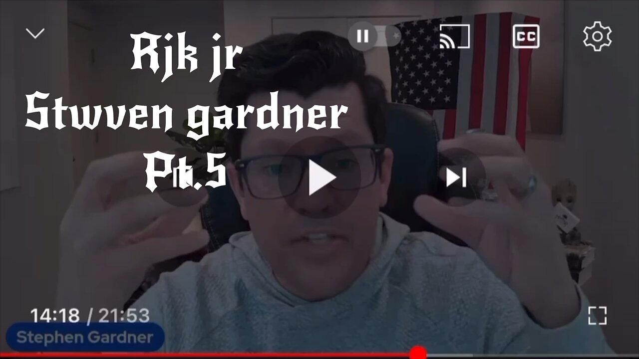 JFK jr and Steven Gardner exposing dr faucci and the cia biolabs pt.5