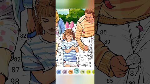 Color by number - Easter 🥚 hunt