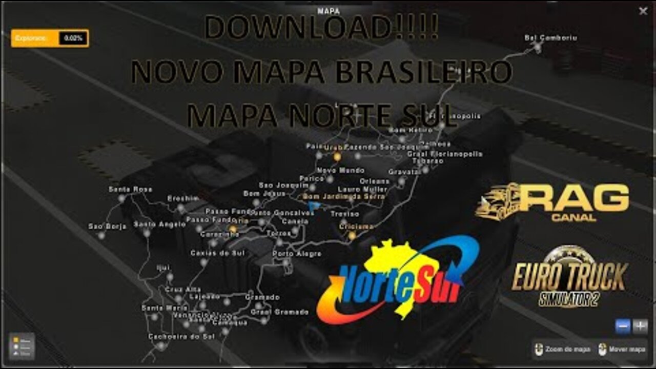 100% Mods Free: Download!!! Mapa Norte Sul
