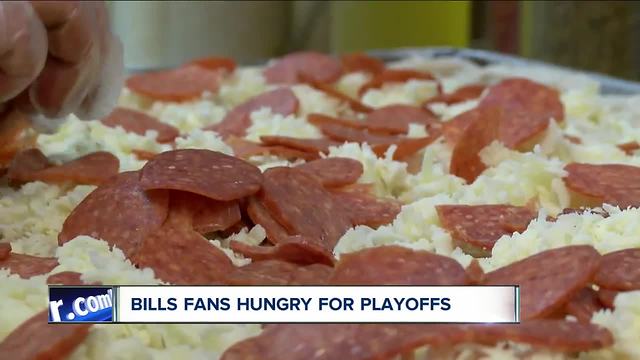 Playoff push for pizza: Buffalo businesses prepare for busy weekend--5pm