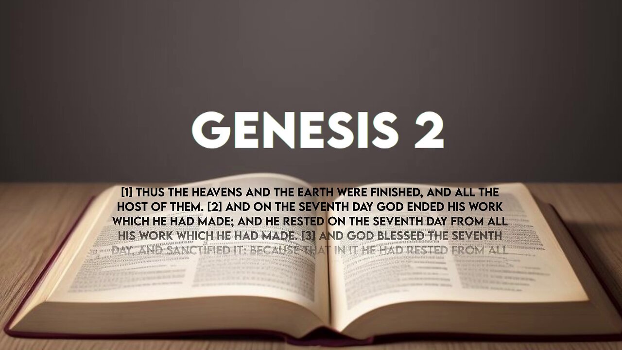 Genesis 2: The Creation of Man and Woman | KJV Bible Read Aloud | God's Divine Plan Revealed