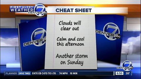 Thursday morning forecast