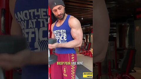 grow BICEP PEAK by doing waiter curls #shorts