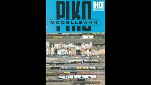 Piko Modellbahn Katalog von 1974