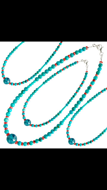 Natural turquoise and red spiny oyster beads Natural Spiny Oyster Turquoise Party Wear Jewelry01