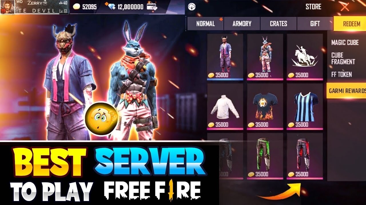 Free Fire Best Server to Play || Best Server in Free Fire || ZERRY