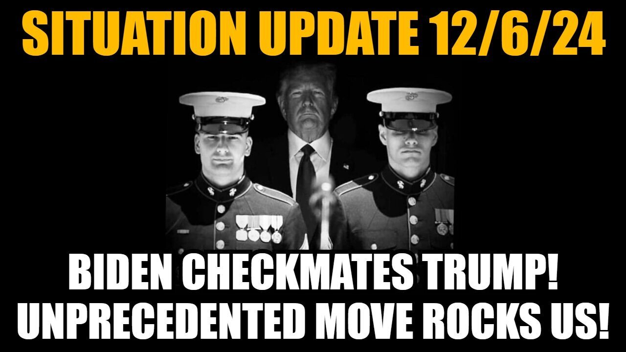 Situation Update - Biden CHECKMATES Trump! Unprecedented Move Rocks US!!! Dec 7.