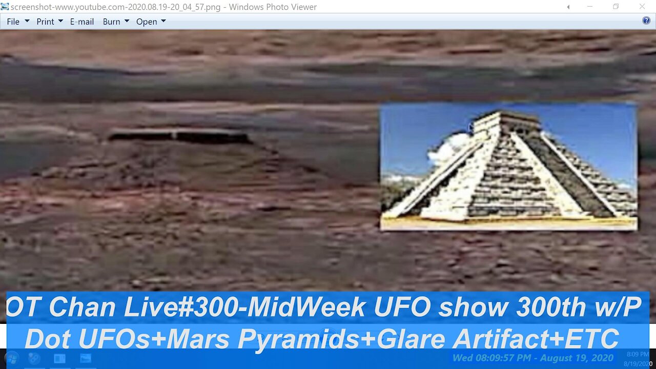 Mid-Week (USA Wed) Live UFO Topics & Vid Analysis - DOT UFOs+Mars Pyramids+GLARE] - OT Chan Live#300