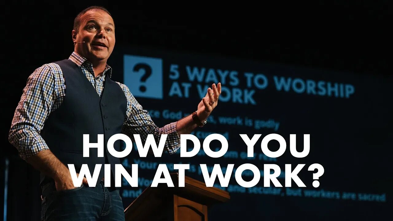 Proverbs #5 - How do you win at work?