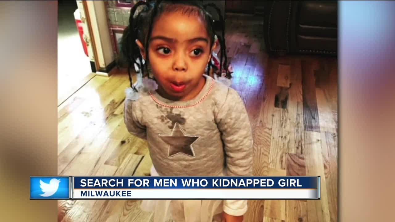 Police are searching for men who kidnapped girl