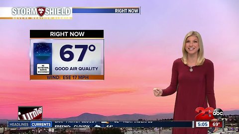 Bakersfield was 15° above seasonal on Tuesday!