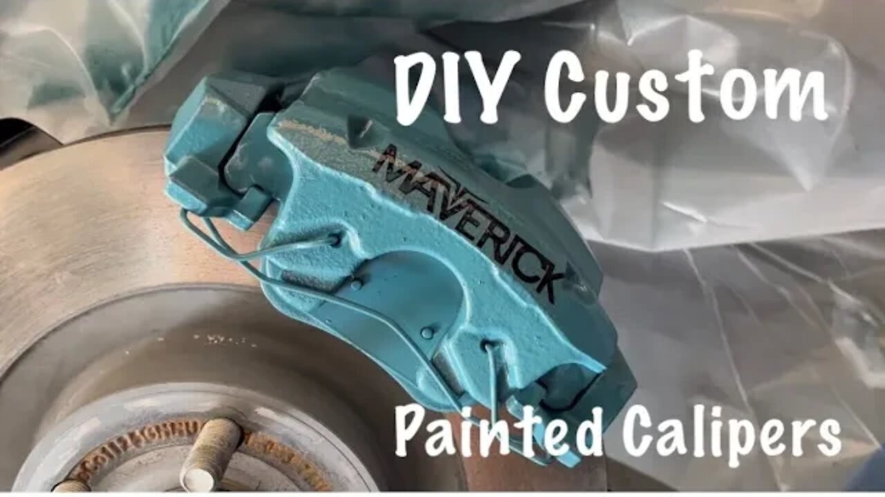 Custom Painted Brake Calipers Maverick Mod XLT Hybrid