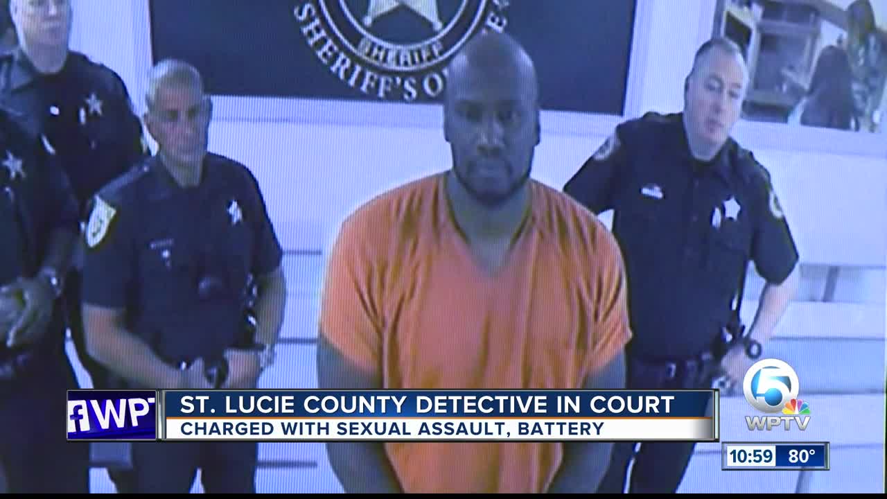 St. Lucie County deputy Thomas Johnson appears in court following sexual assault arrest