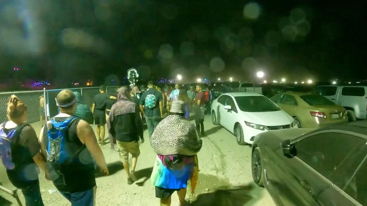 Walking to my car from the stage at Nocturnal Wonderland 2022