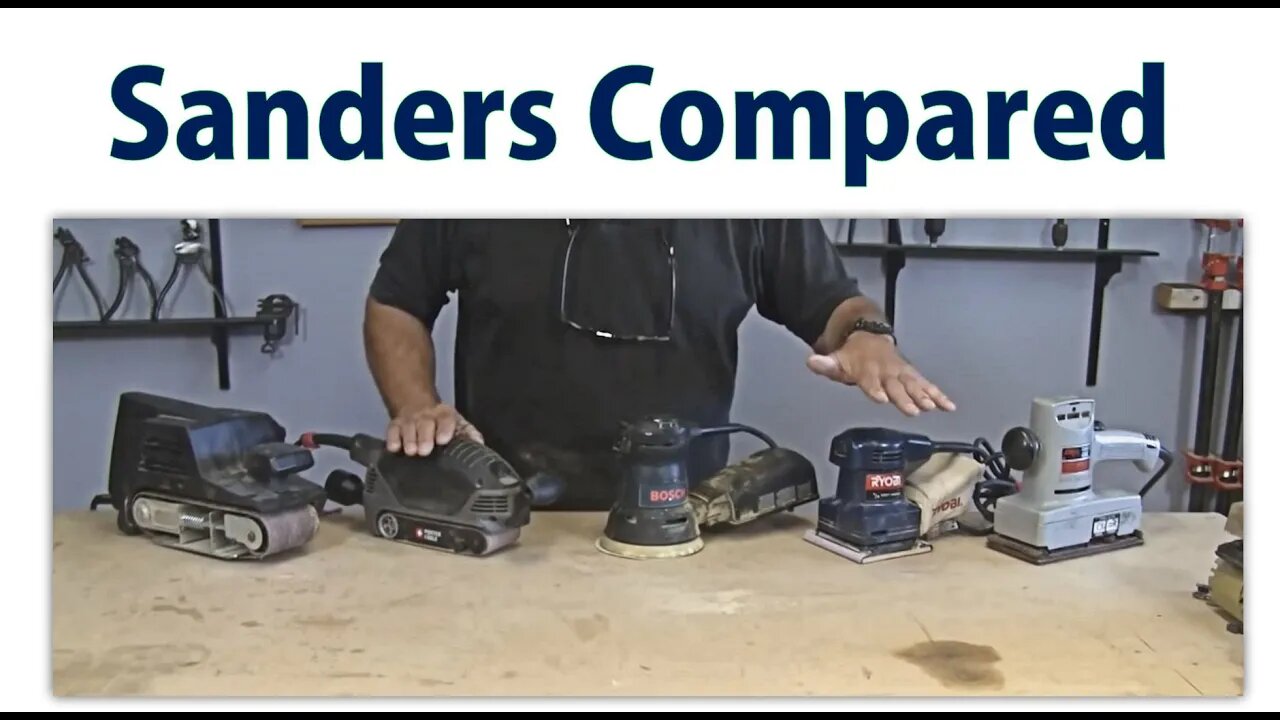 Wood Sander Overview - Beginners #12 - woodworkweb