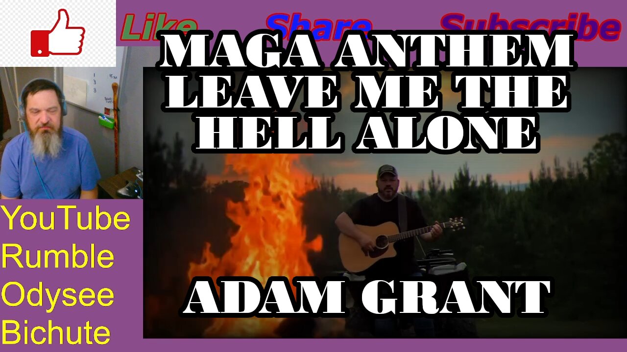 Pitt Reacts to MAGA ANTHEM Leave Me The Hell Alone By Adam Grant