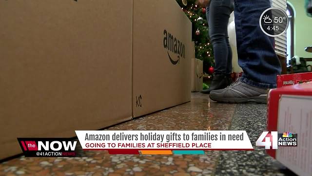 Amazon donates $15,000 in gifts to local shelter