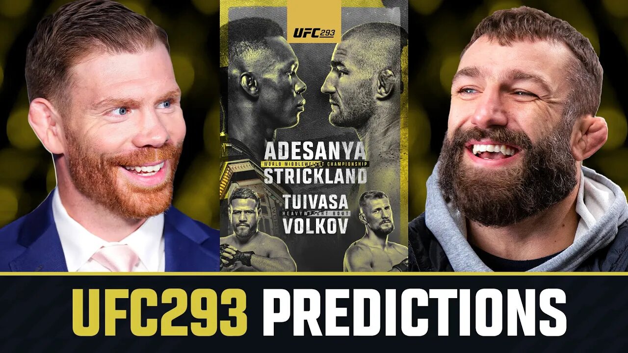 UFC 293 PREDICTIONS!!! | Round-Up w/ Paul Felder & Michael Chiesa 👊