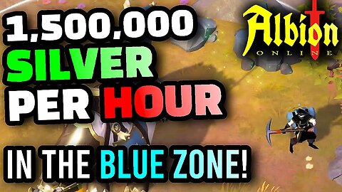 Albion Online: How to Make 1.5 Million Silver Per Hour in Blue Zones (Safe Zone Money Making Method)