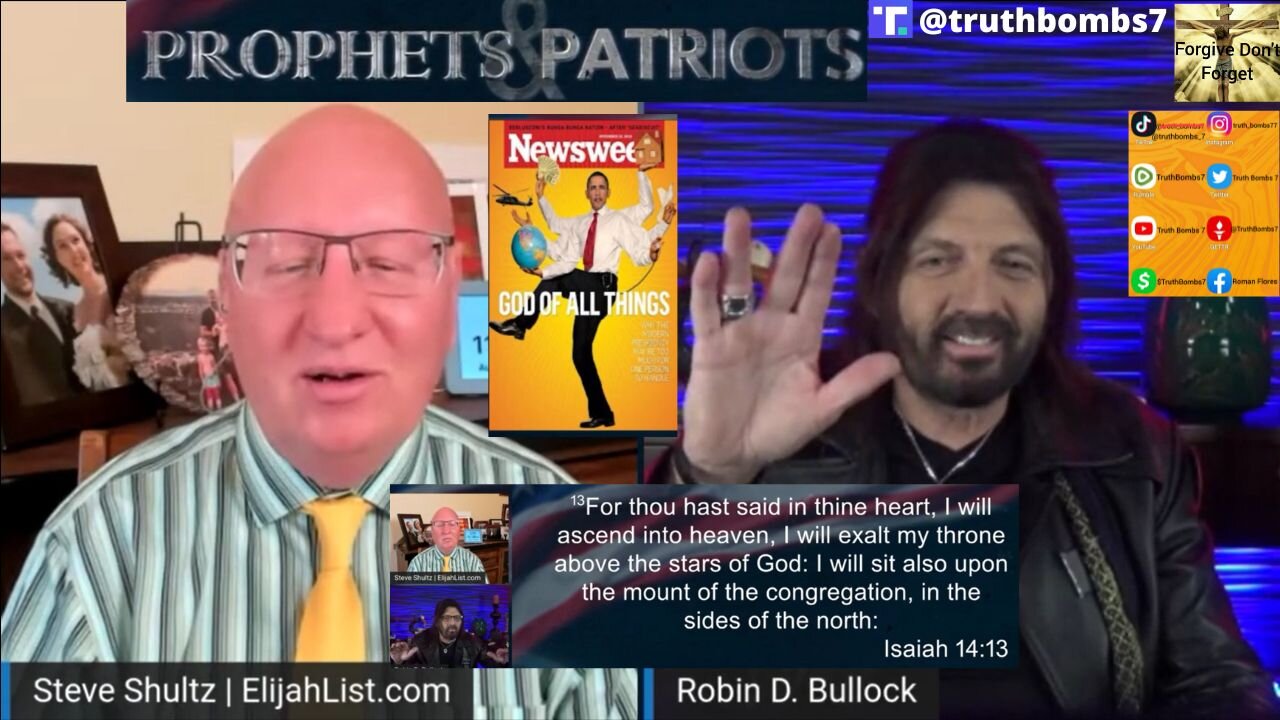 8/19/2022 Elijah Streams With Robin Bullock "SPECIAL GUEST ON PROPHETS & PATRIOTS" Episode 19