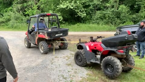 Redneck inginiuity atv frame bending