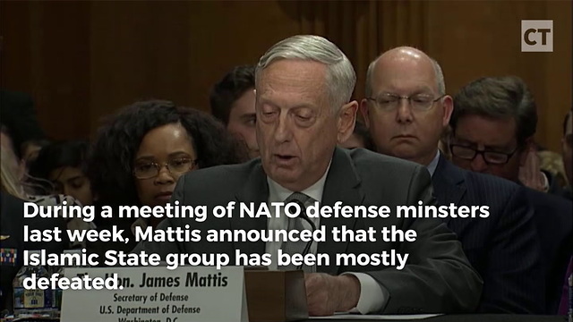 Mattis Says 95 Percent of ISIS Destroyed